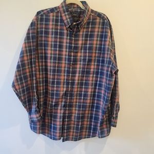 Mens The Arrow Company 1XB plaid shirt